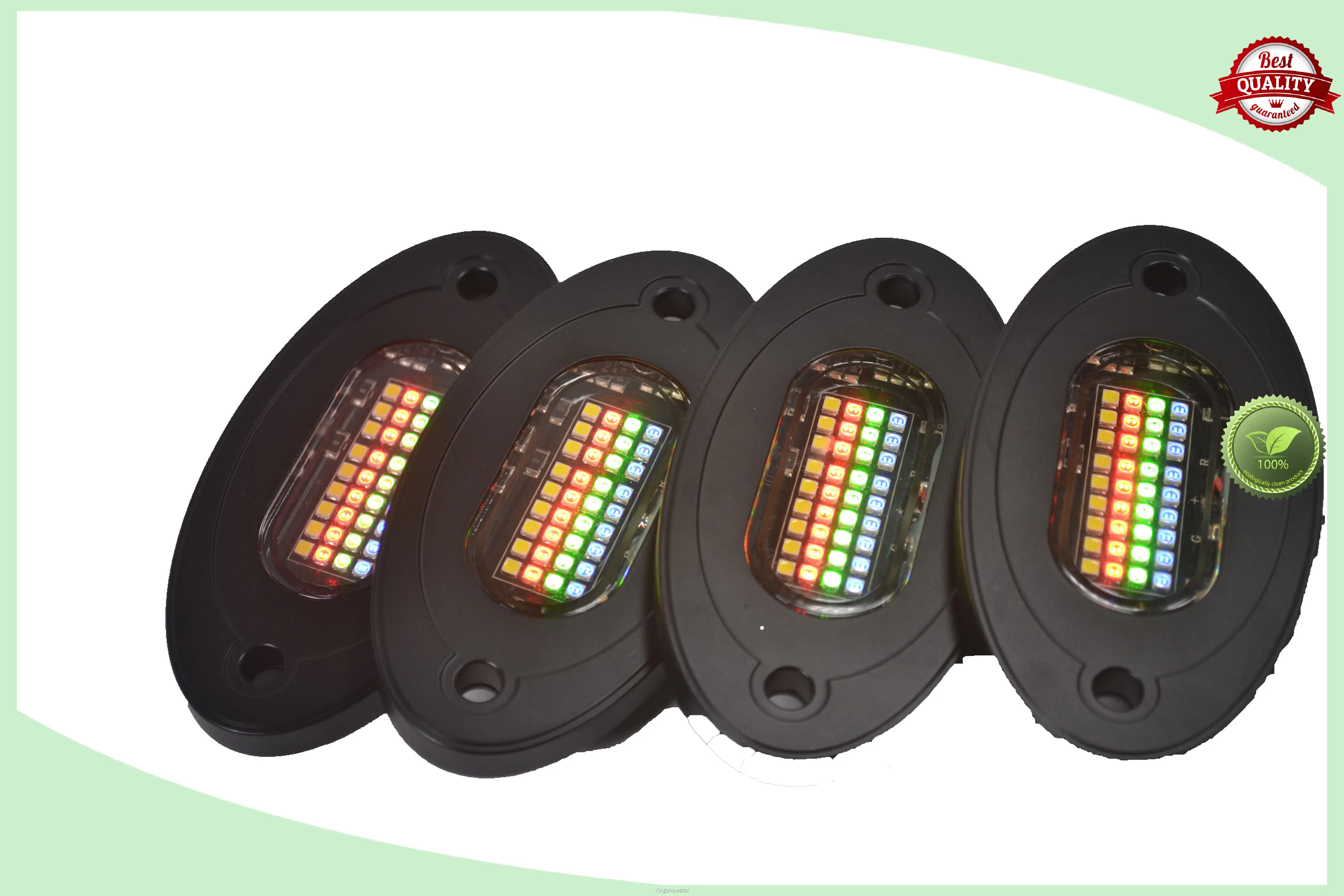 Max & Brightest 36LED Rock Light - Bluetooth Control - Waterproof Pod - Multi-Color - High Power - 3200 Lumens - Underglow Lights for ATV 1
