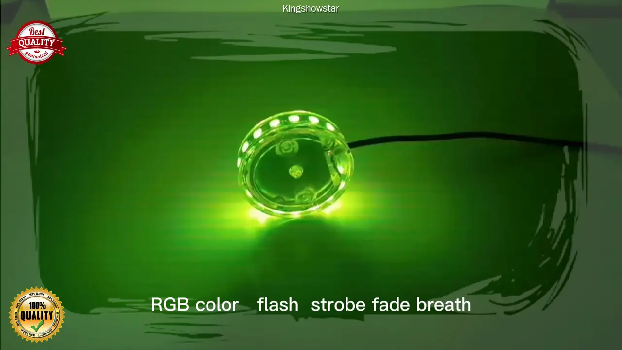 Customizable 2.5 RGB Motorcycle LED Wheel Light Pod 1