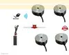 4*Pod RGB LED Motorcycle Wheel Lighting-Remote Control 1