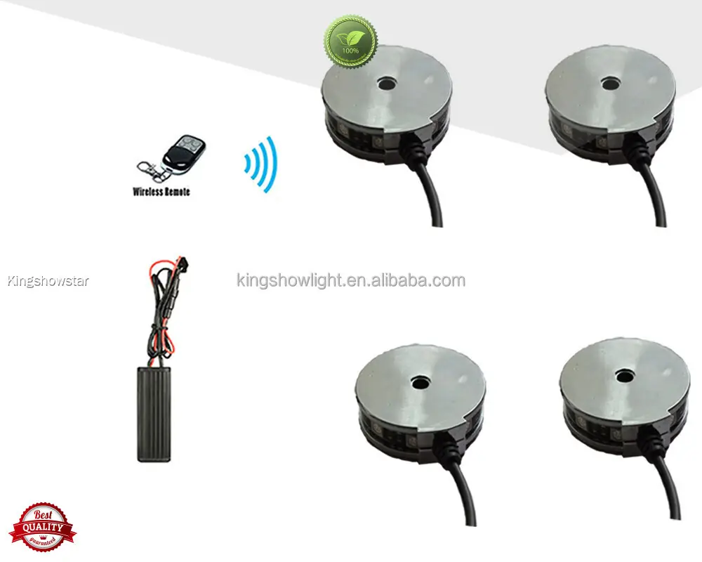 RGB Motorcycle Wheel Lights with Remote Controller 1