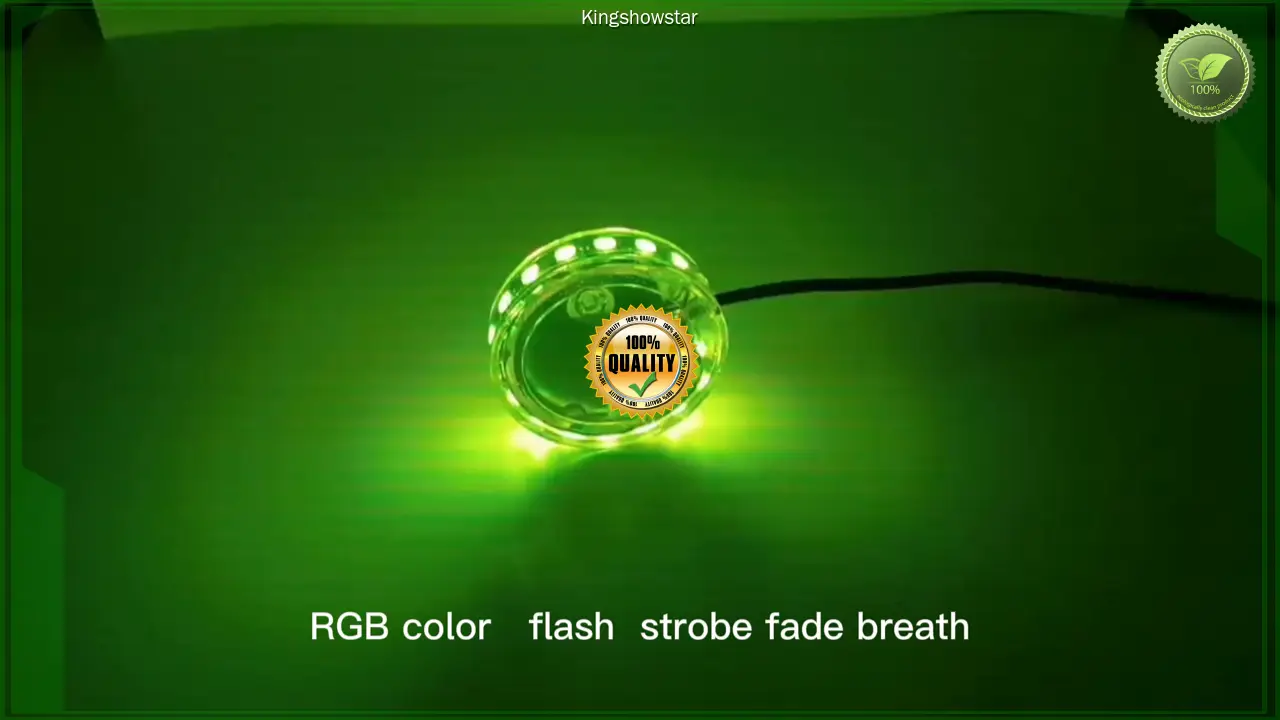 Customizable 2.5 RGB LED Motorcycle Wheel Light Pod Kit 1