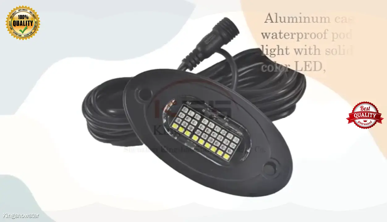 RGBW Rock Light Pods Kit - Multi-functional 4pcs 8pods with Bluetooth Control - Perfect for Jeep, ATV, Truck - Best UTV Lights 1