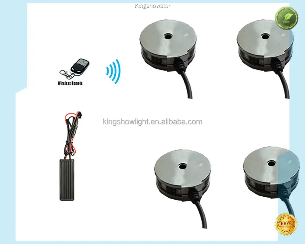 RGB LED Motorcycle Rim Lights - High Efficiency & Remote Control 1