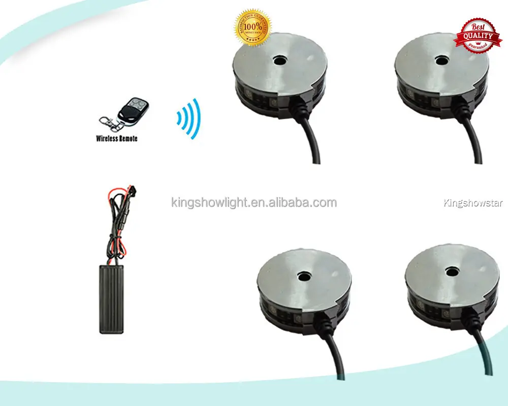 4*Pod RGB Motorcycle Rim LED Light Kit 1