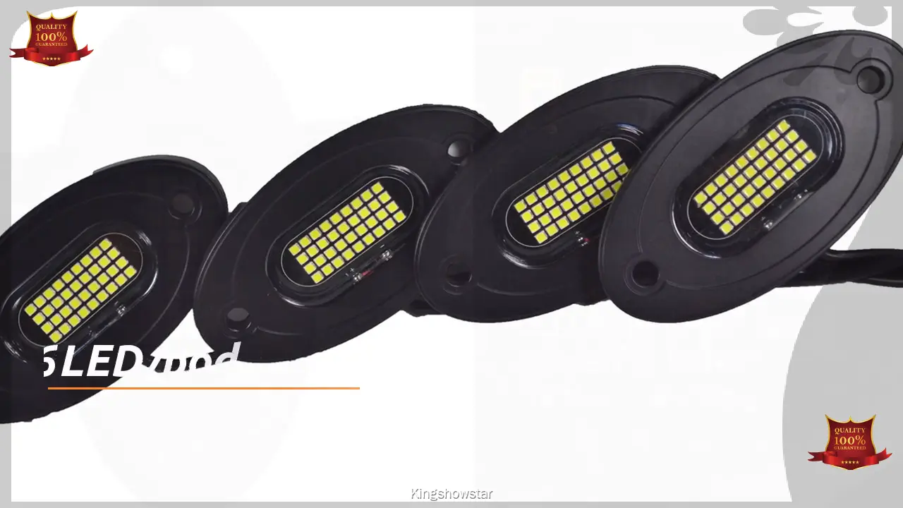 LED Rock Lights White 4PCS - High Power Jeep Off Road Auto Lights 1
