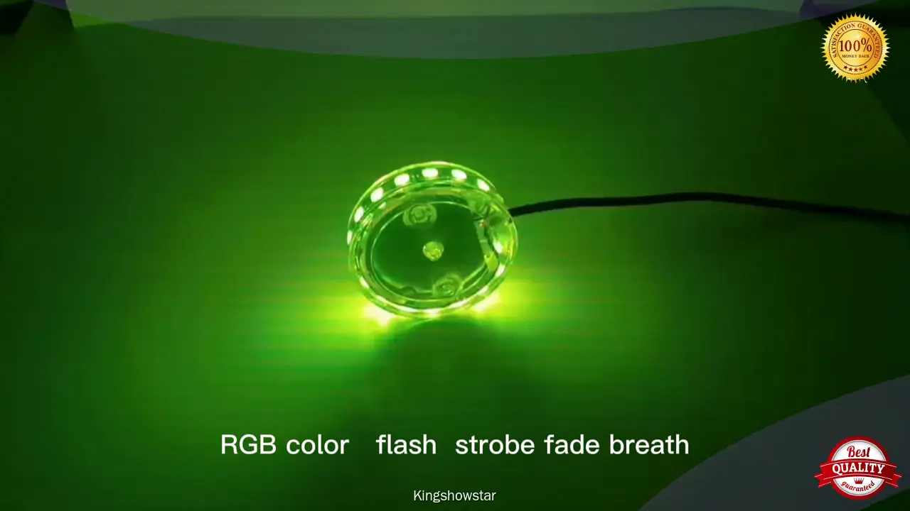 Customizable 2.5 RGB LED Fender Light Pod Kit 1