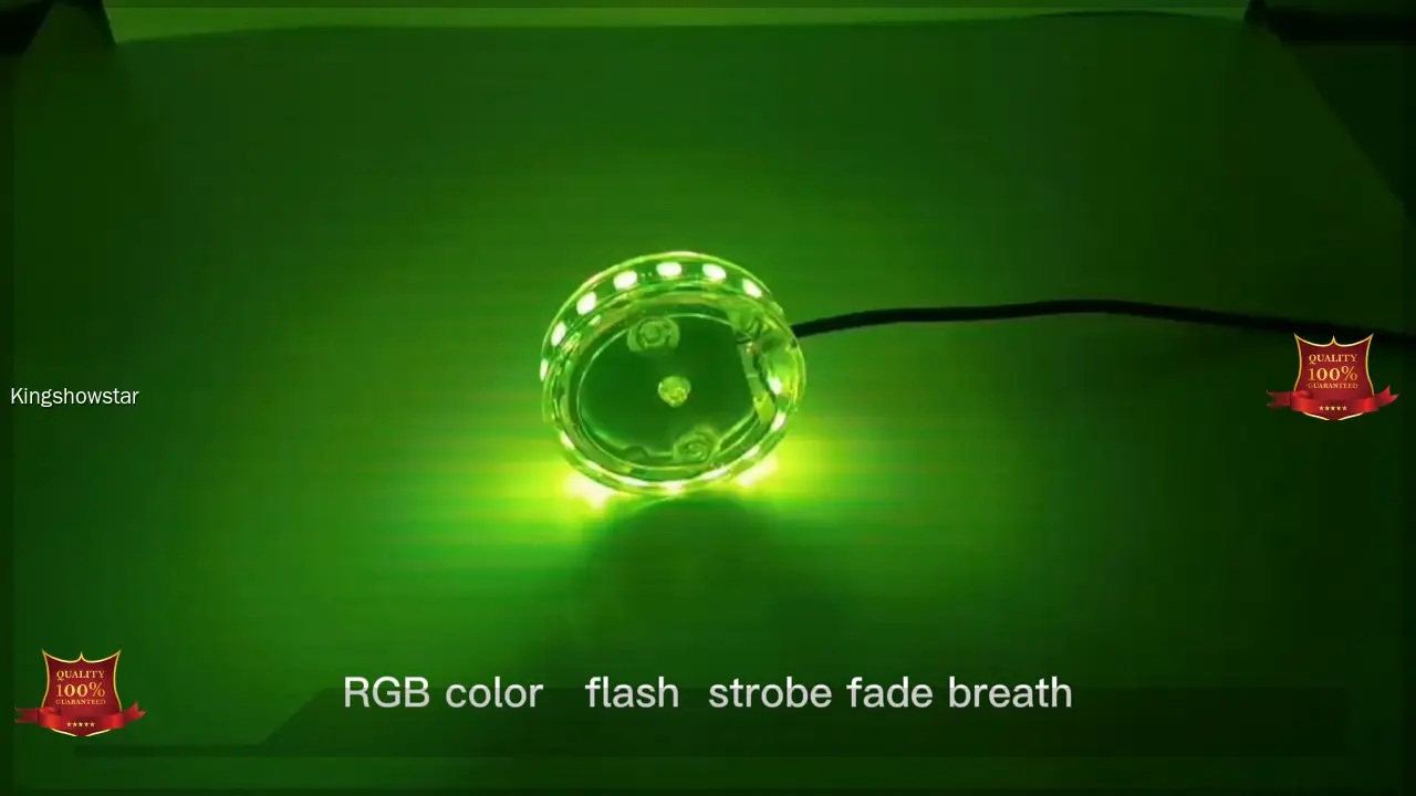 Customizable 2.5 LED RGB Motorcycle Fender Light Pod 1