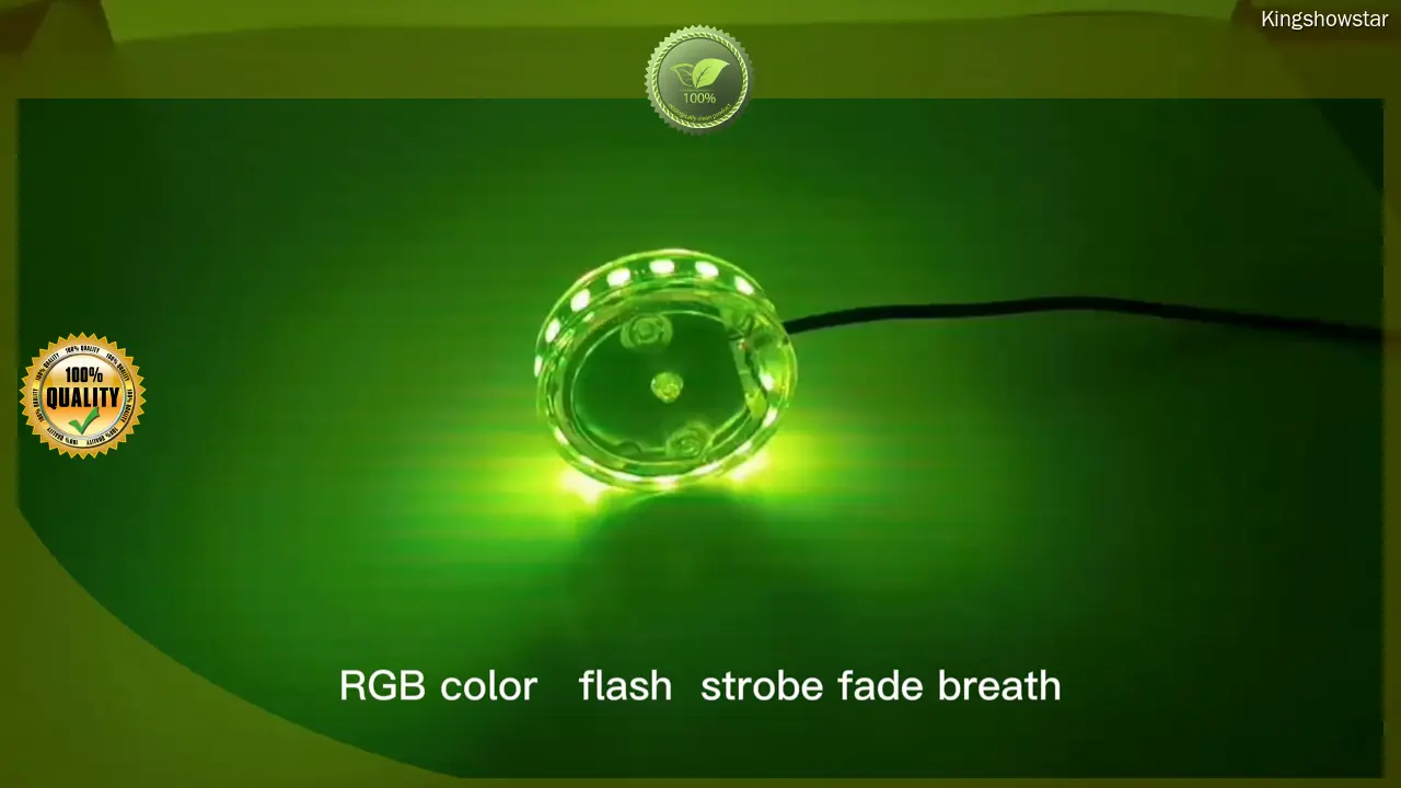 Customizable 2.5 RGB LED Fender Light Pod - Motorcycle Rim LED Light Kit 1