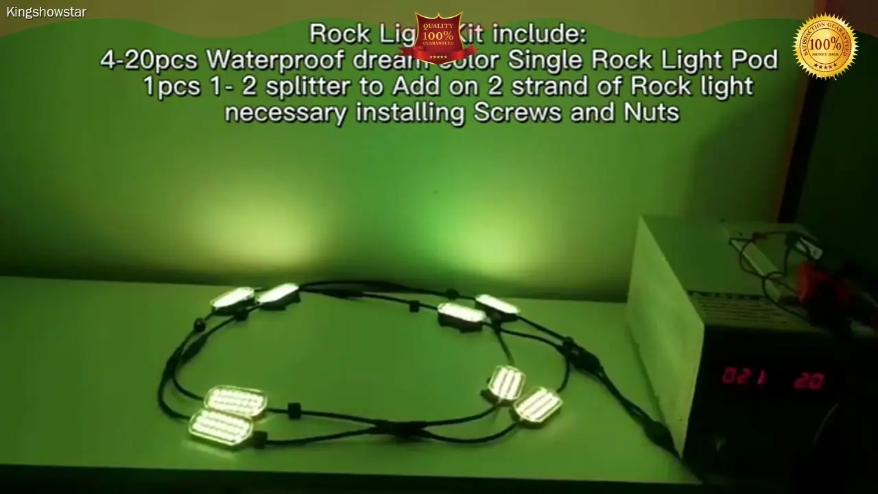 Kingshowstat LED Dream Color Rock Light Kit 1