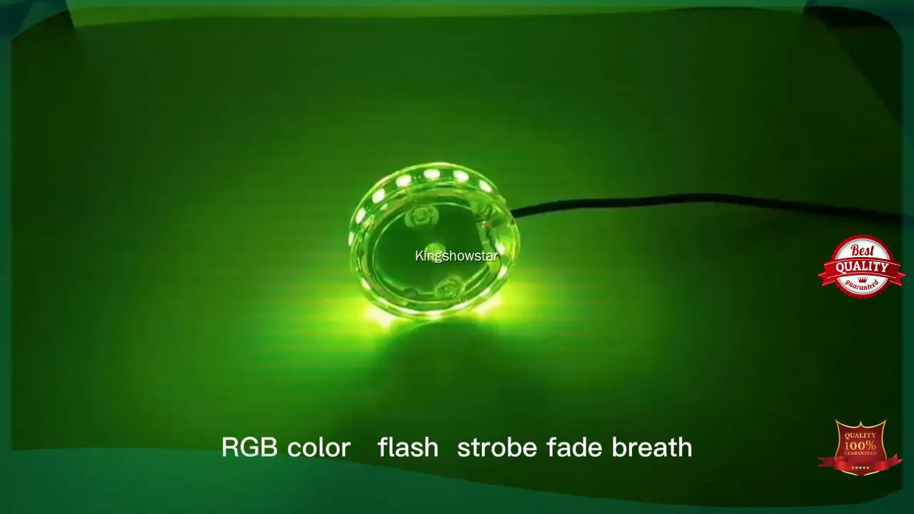 LED RGB Motorcycle Rim Lights - Customizable & Quality - Kingshowstar 1