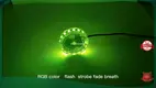 LED RGB Motorcycle Rim Lights - Customizable & Quality - Kingshowstar 1