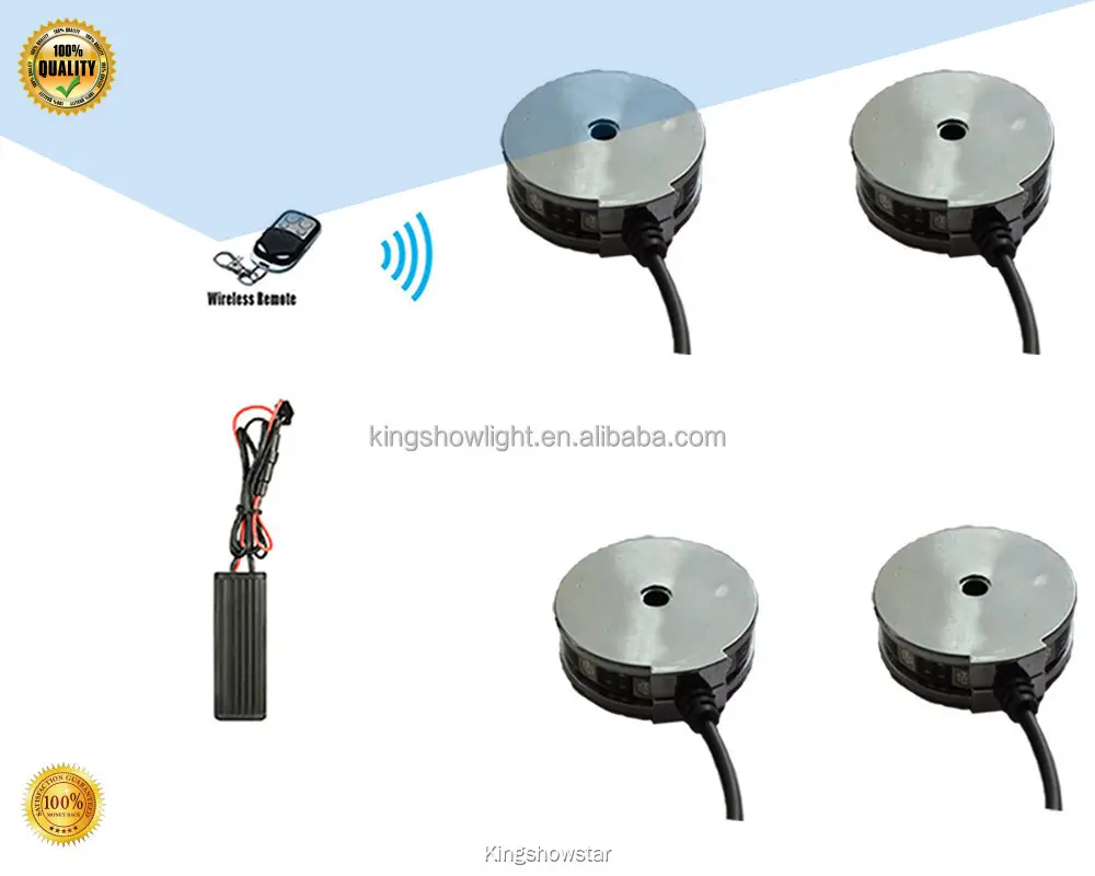 Custom RGB LED Motorcycle Wheel Light Kit 1
