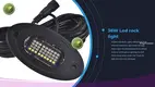 RGBW LED Rock Lights - Multicolor Underglow Kit with APP Controller 1