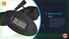8 Pod RGBW LED Rock Lights - Multicolor Underglow Kit with Music Mode 1