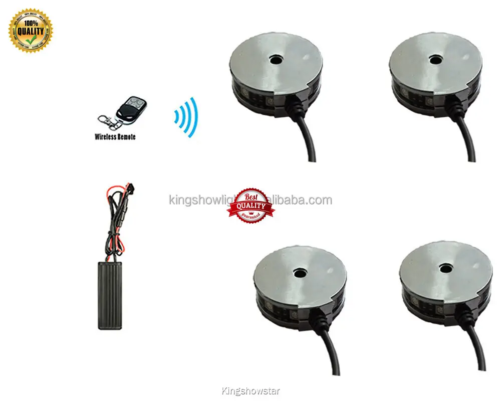 RGB LED Motorcycle Wheel Lights - High-Quality Multifunctional Pods 1