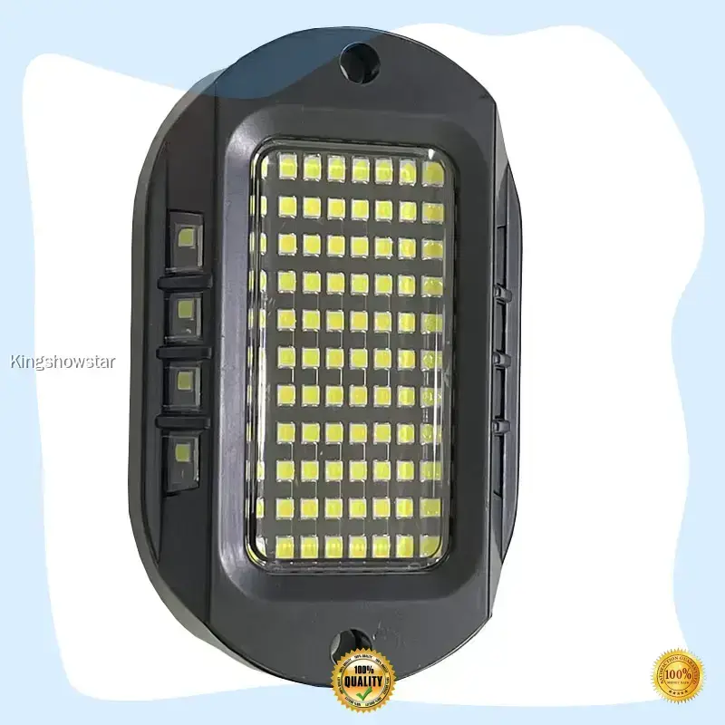 Waterproof 104pc Kingshowstar White Rock Underbody Light Kit 1
