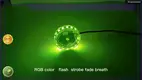 Customizable 2.5 LED RGB Motorcycle Wheel Light Kit 1