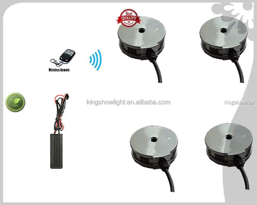 RGB LED Motorcycle Wheel Lights - Waterproof & Customizable 1