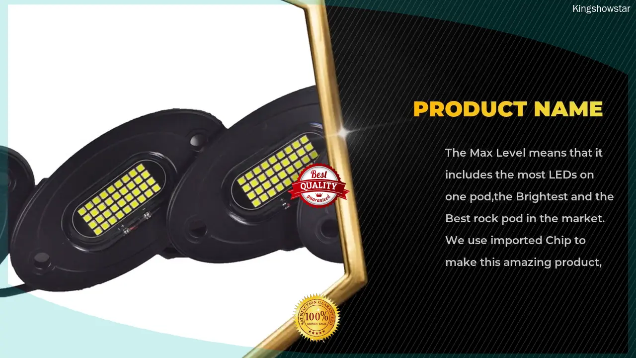 2021 Max 36W LED Pure White Rock Light - Efficient Technology 1