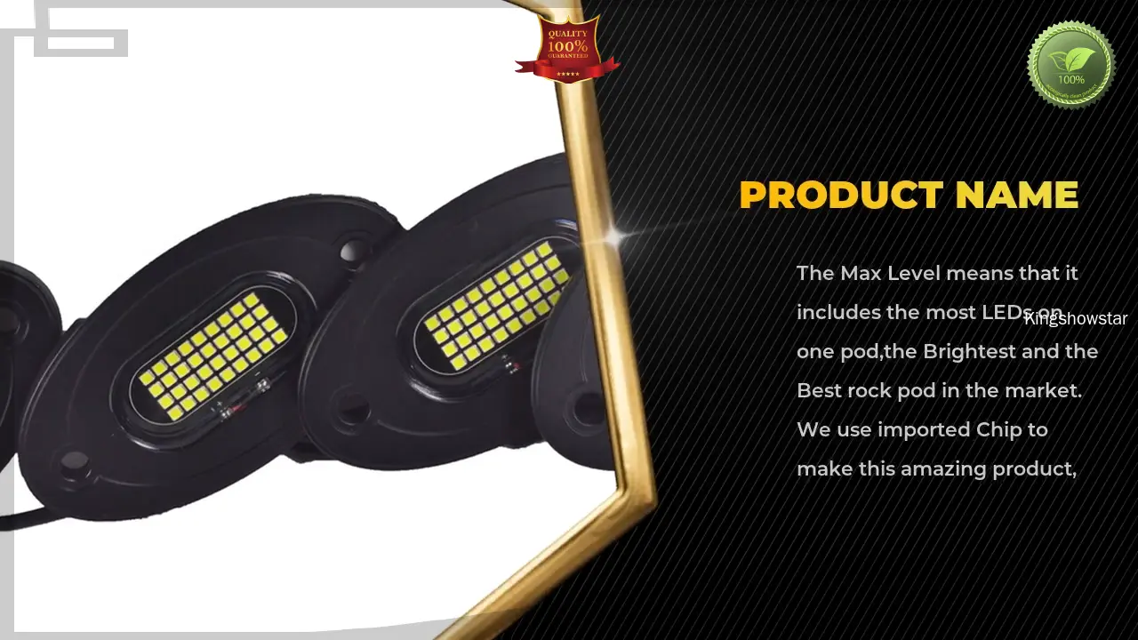 2021 36W LED White Rock Light - Best for Jeep Wrangler 1