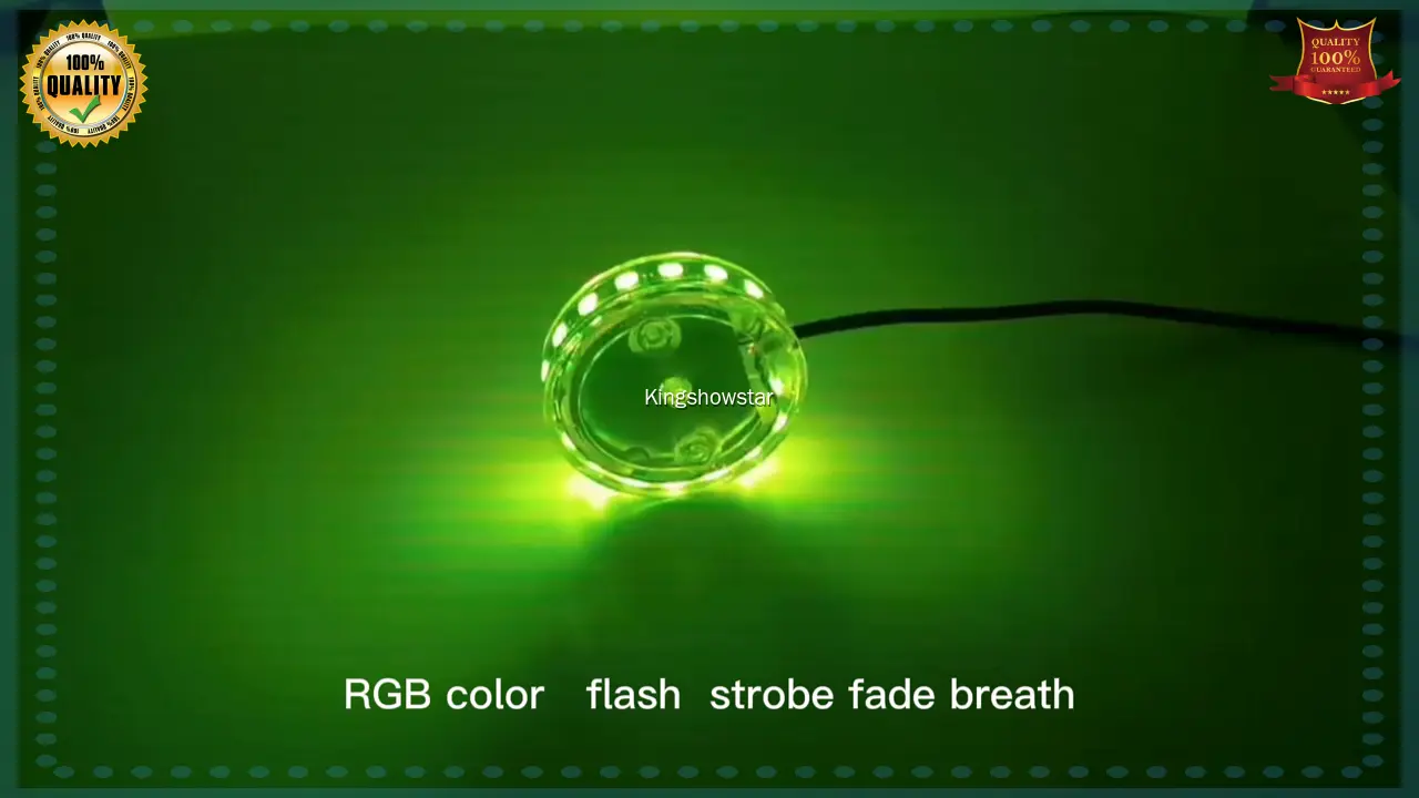 Customizable 2.5 RGB Motorcycle Wheel LED Kit 1