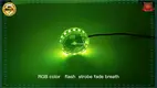 Customizable 2.5 RGB Motorcycle Wheel LED Kit 1