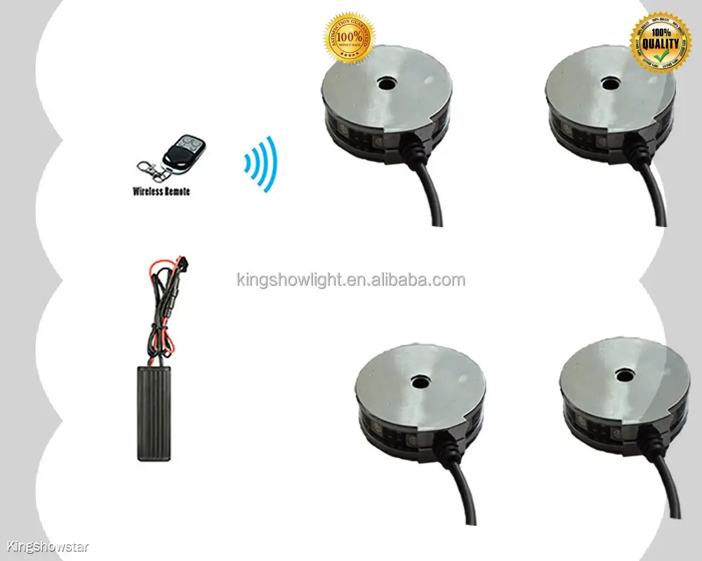 4*Pod RGB LED Motorcycle Wheel Lighting 1