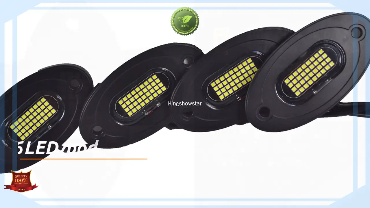 LED Rock Lights - High Power White 4PCS for Jeep Off Road Truck Auto Car Boat ATV SUV 1