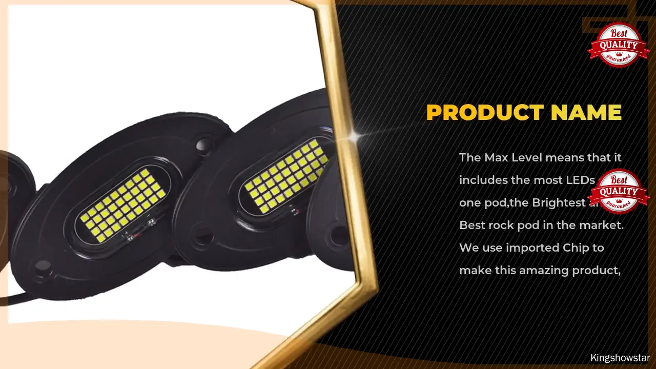2021 Max 36W LED White Rock Light - Truck Led Rock Lights 1