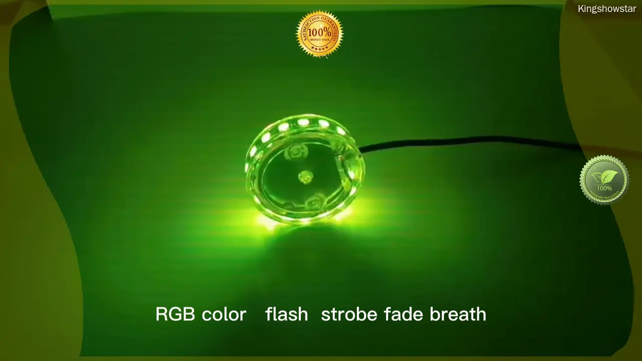 Customizable 2.5 RGB LED Fender Light - Kingshowstar 1