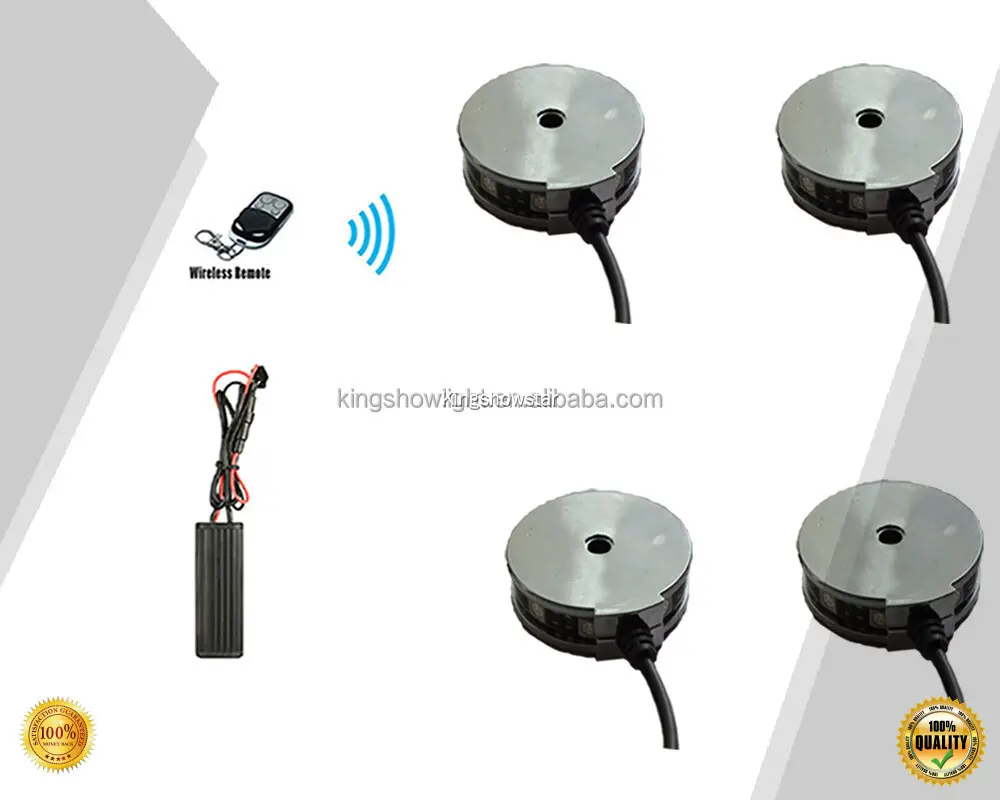 4*Pod RGB LED Motorcycle Rim Light Kit 1