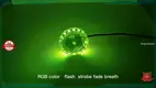 Customizable RGB Motorcycle Wheel LED Kit by Kingshowstar 1
