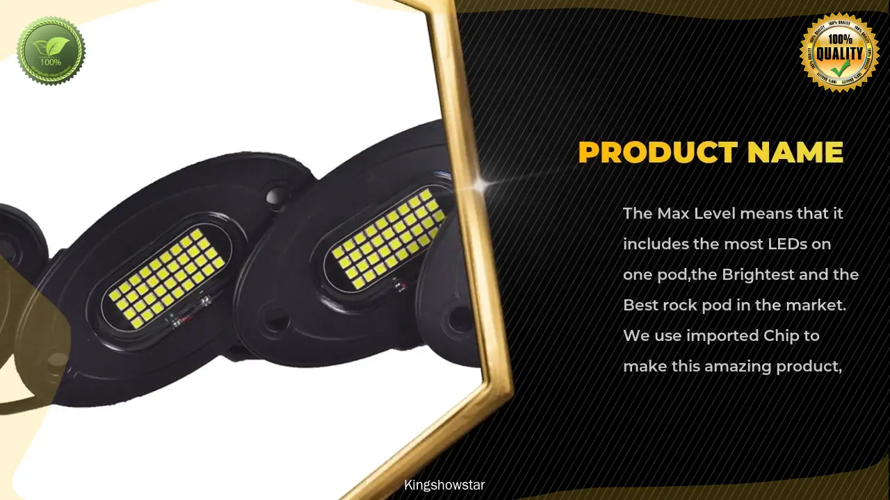 2021 36W Led Pure White Rock Light - Underglow Lights for ATV 1