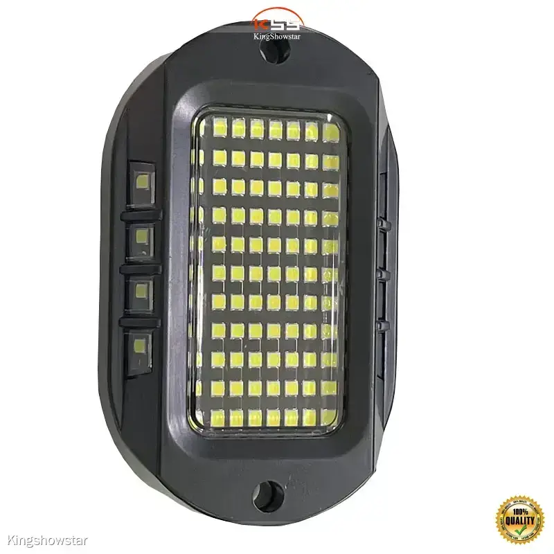 Waterproof ATV Rock Lights - 104pcs 3030LED, 450cm Lead Wire, DC12V 1