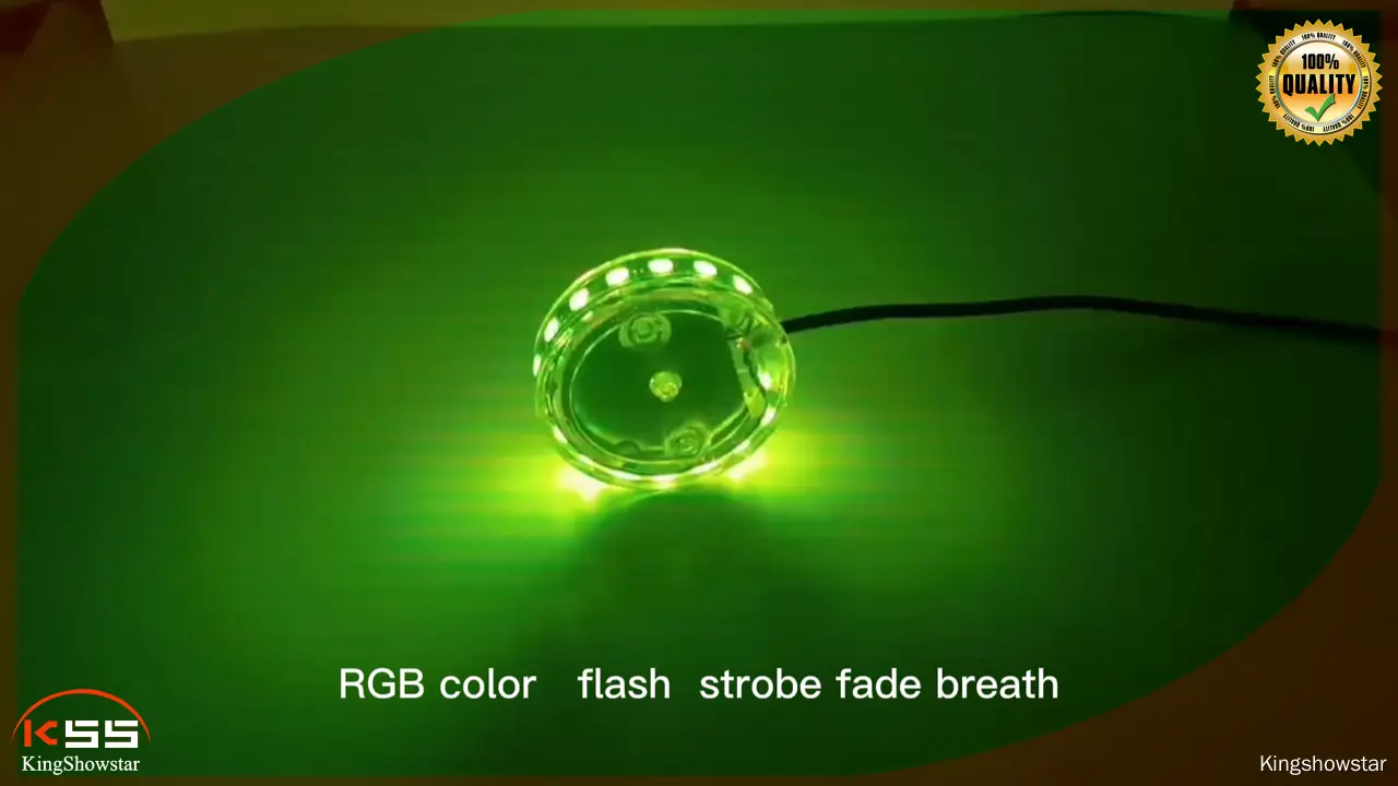 Customizable 2.5 RGB Motorcycle LED Wheel Light Kit 1
