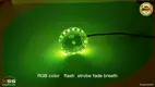 Customizable 2.5 RGB Motorcycle LED Wheel Light Kit 1