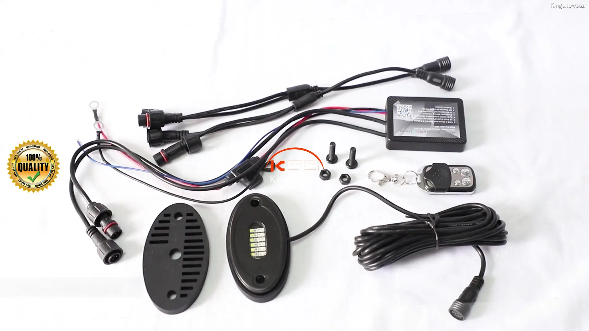 12pc LED Rock Light - White Color - BT Wireless - Off Road Truck Boat Deck Marine - Best for Auto Lighting System 1