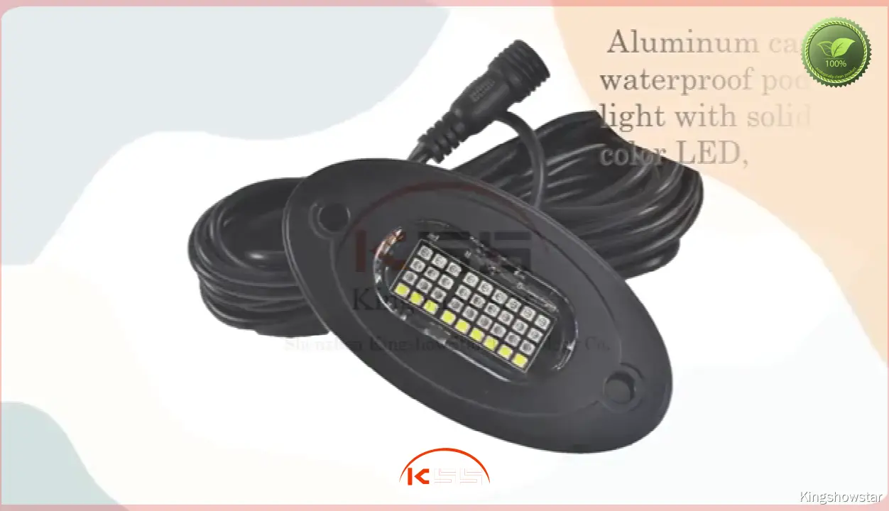8Pods RGBW Rock Lights with 450cm Wires - App Controlled 1