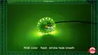 Customizable 2.5 RGB LED Motorcycle Fender Light Pod 1