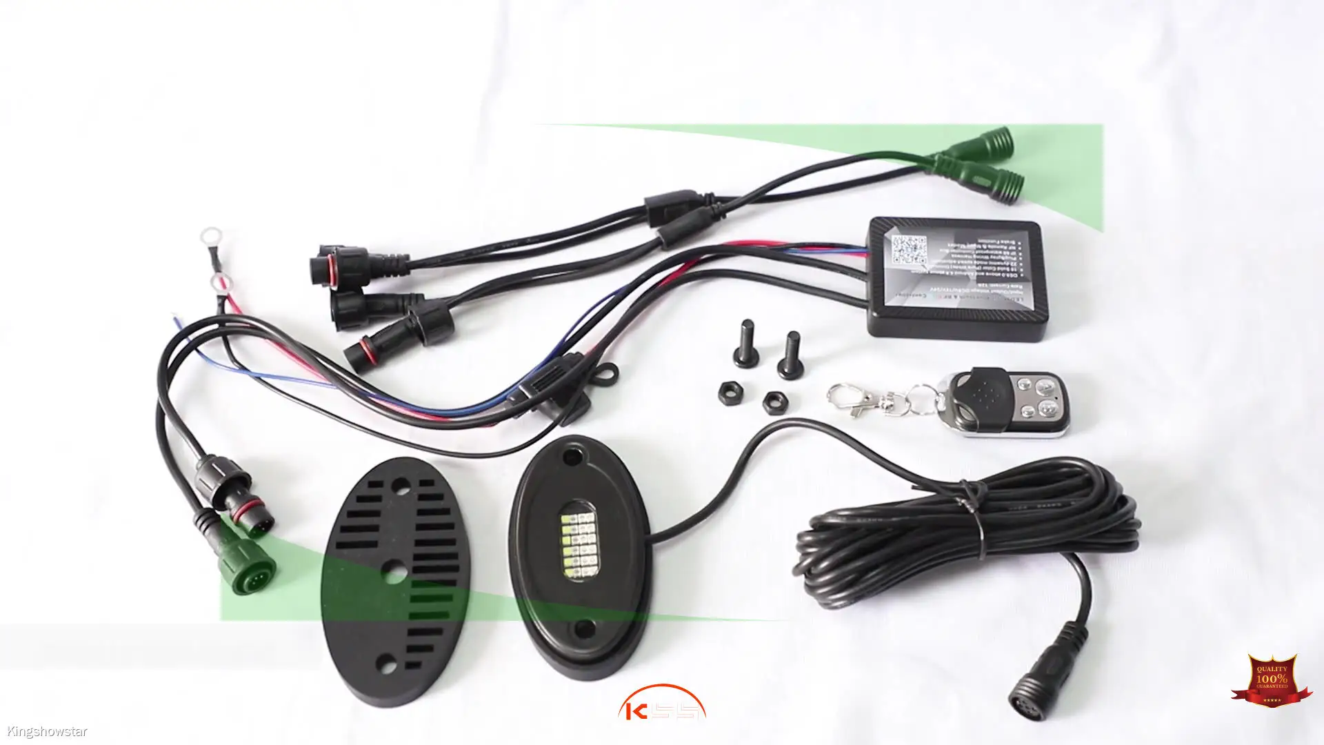12pc LED Rock Lights - BT Wireless - White Color - Under Body Light - Off-Road ATV Truck Boat Deck Marine 1