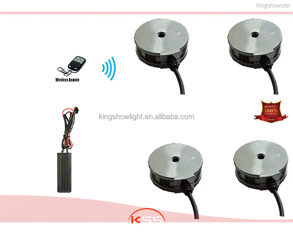 Waterproof RGB LED Wheel Lights for Motorcycle 1