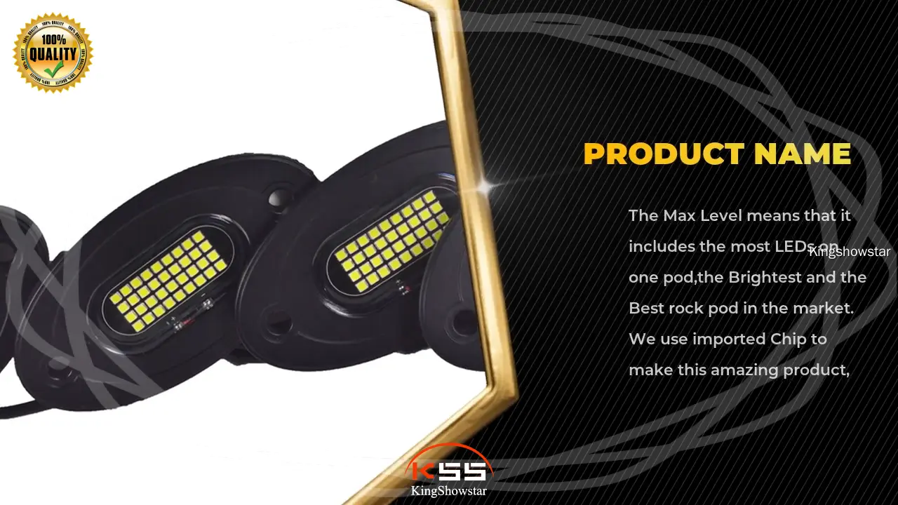 2021 The Max 36W Led Pure White Rock Light for UTV 1