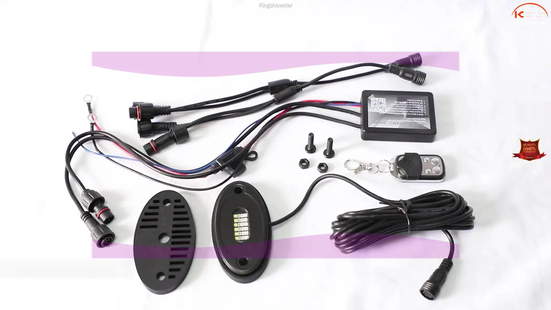 RGBW Top-Level 24pc LED Rock Light for Car Truck Off Road, Built with High-Level Technologies 1