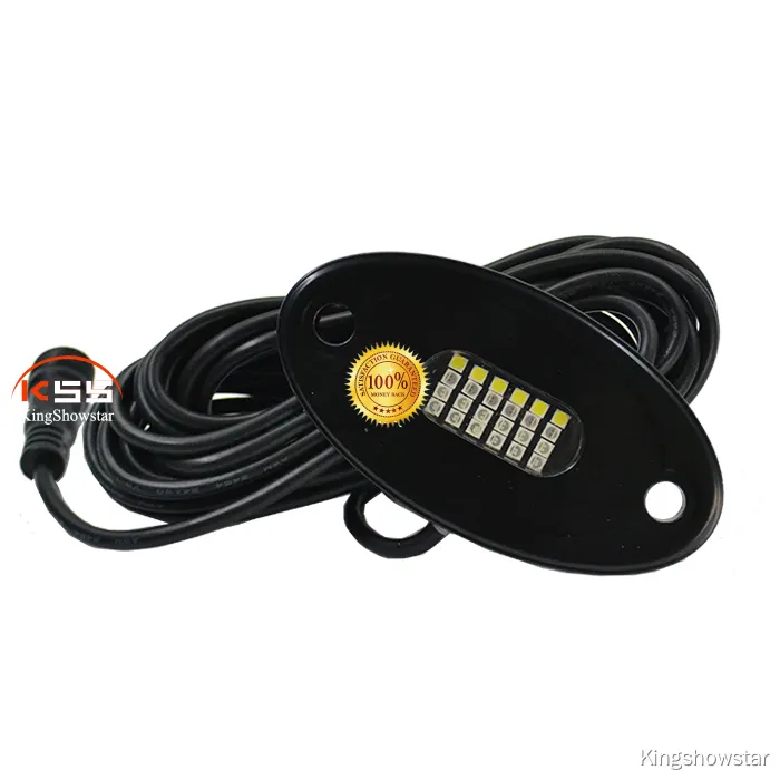 RGB LED Rock Lights - Waterproof Offroad 4X4 Truck ATV UTV Boat Light Kit 1