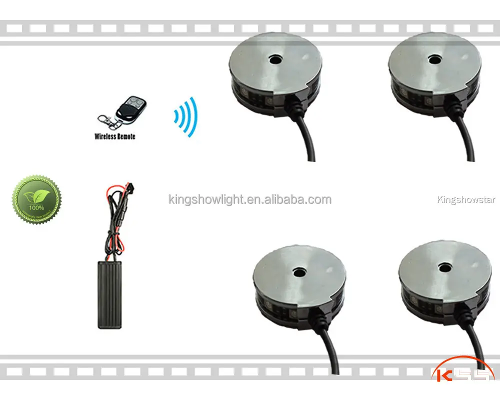 RGB LED Motorcycle Wheel Lights Kit 1