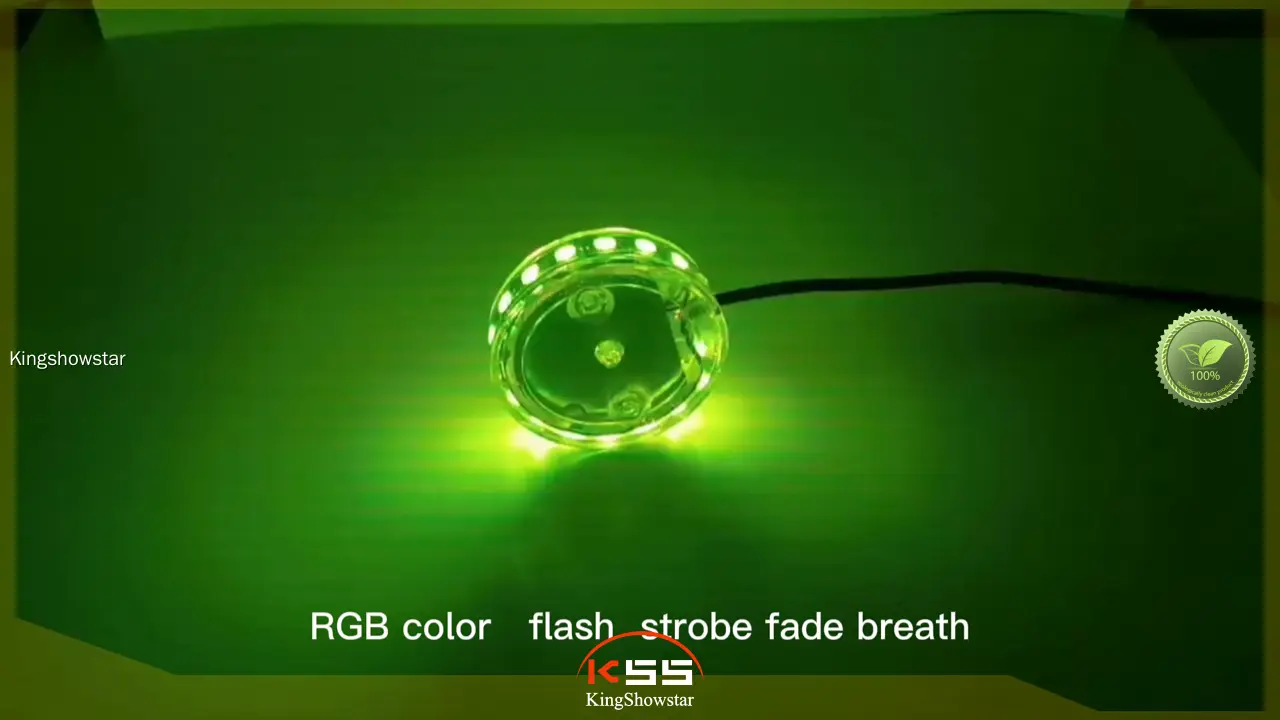 Customizable 2.5 RGB LED Motorcycle Wheel Light Kit 1