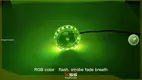 Customizable 2.5 RGB LED Motorcycle Wheel Light Kit 1