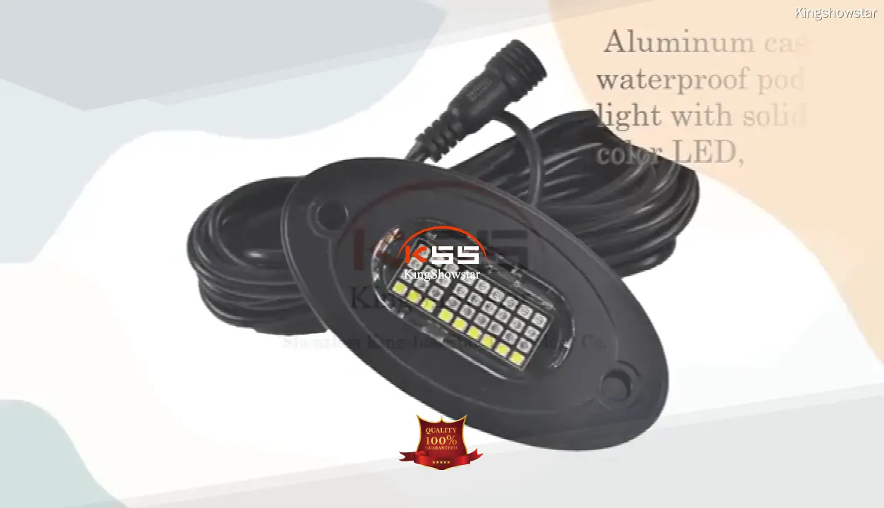 RGBW Rock Lights with 450cm Wires 288LEDs - Music Mode/App Remote 1