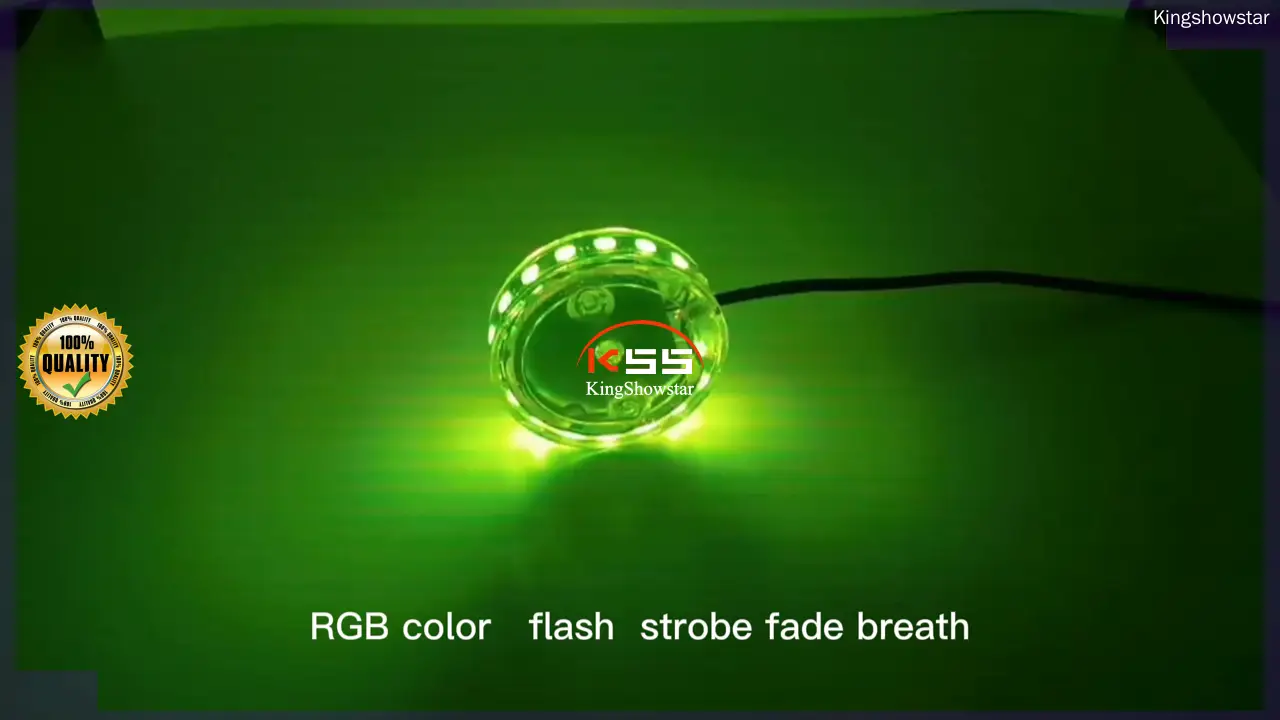 Customizable 2.5 LED RGB Motorcycle Fender Light Pod by Kingshowstar 1