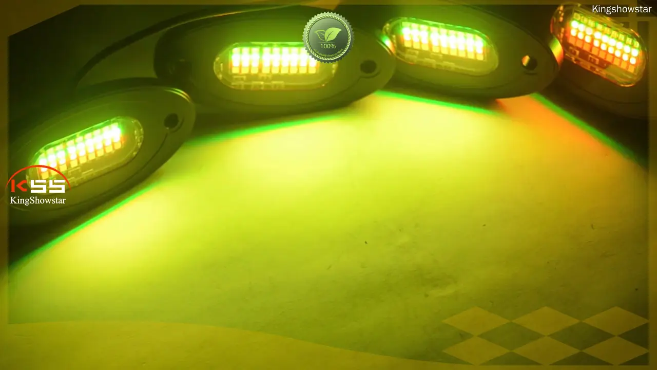 36W RGBW LED Rock Light Kit for Auto Lighting System with App Controller 1